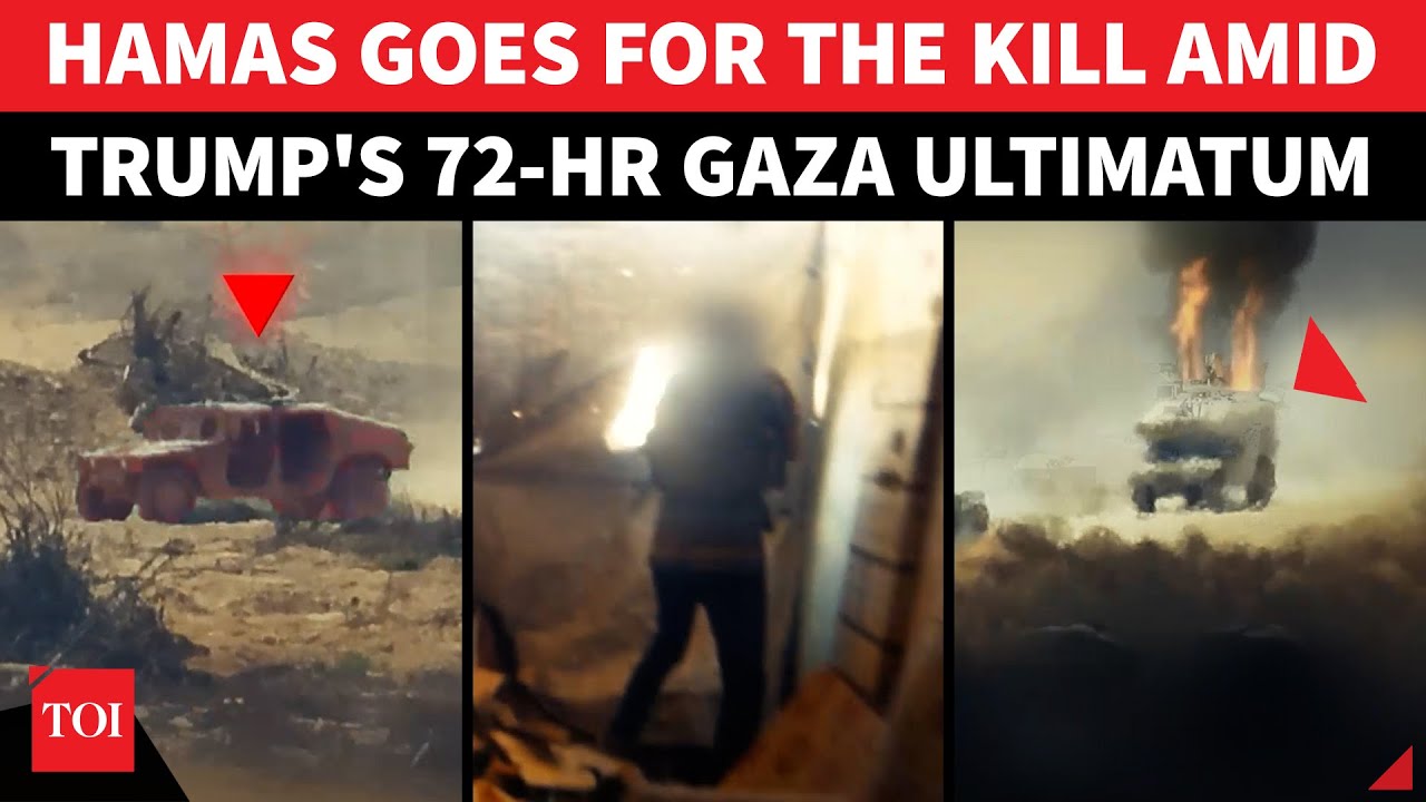 Boom! Fiery Hamas Vs IDF Clash; Gaza Militants Shout ‘Get Out’, Then Deadly Ambush | Watch