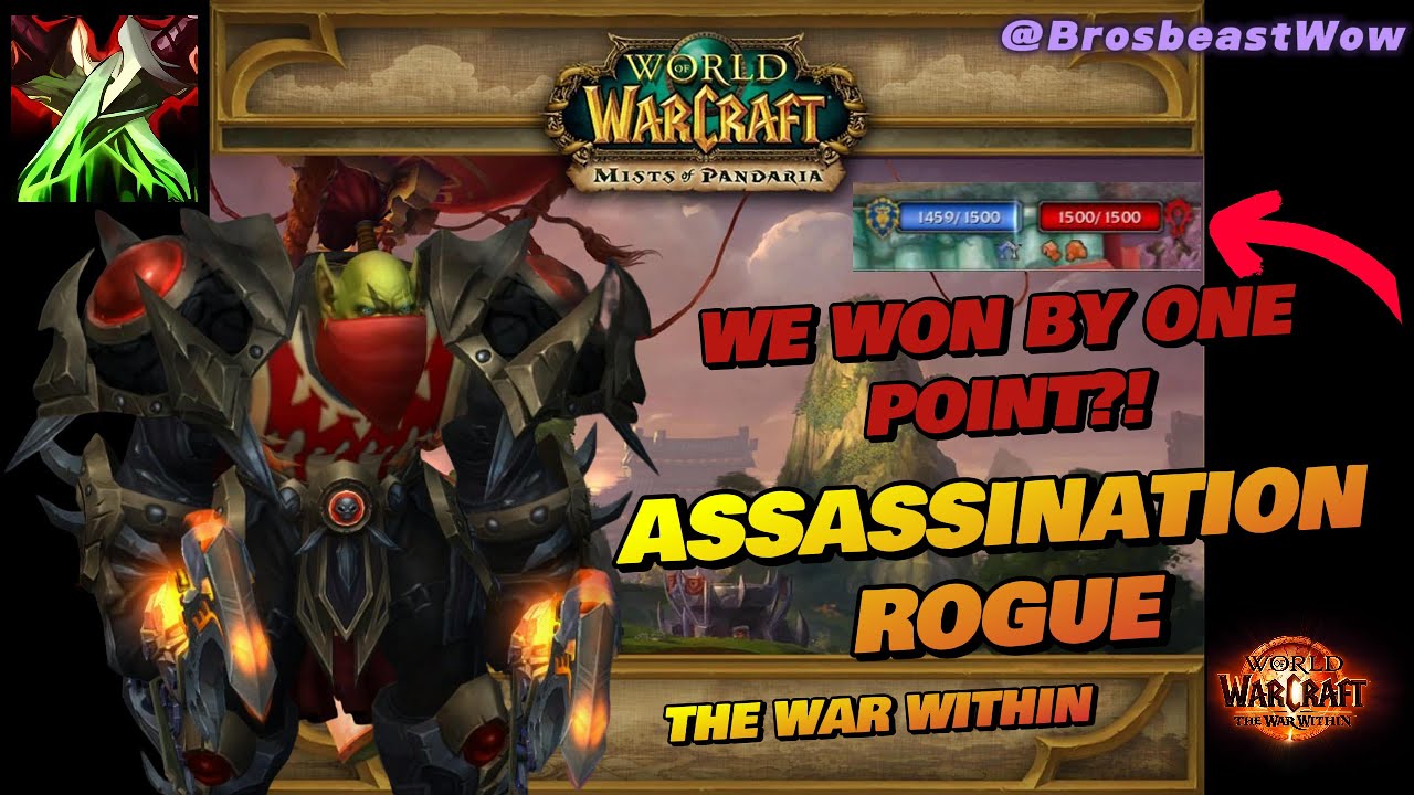 Assassination Rogue BG Blitz gameplay! (Season 2 The War Within) Closest possible score!?