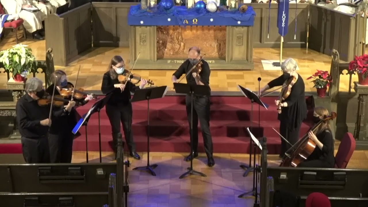 Veni Emmanuel, arr. by Cathie Lowmiller for the Temple Strings, Recorded LIVE in worship