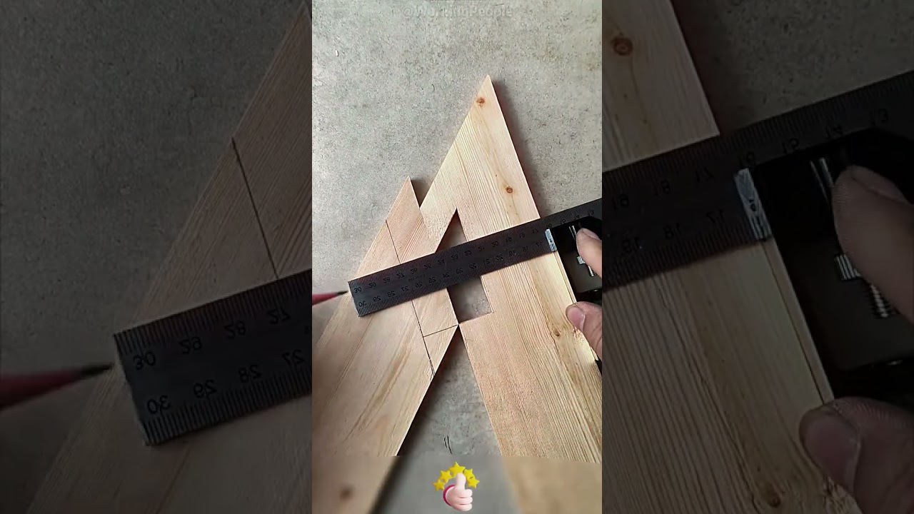 Точная разметка и резка для шипового соединения 📏🪵⚙️