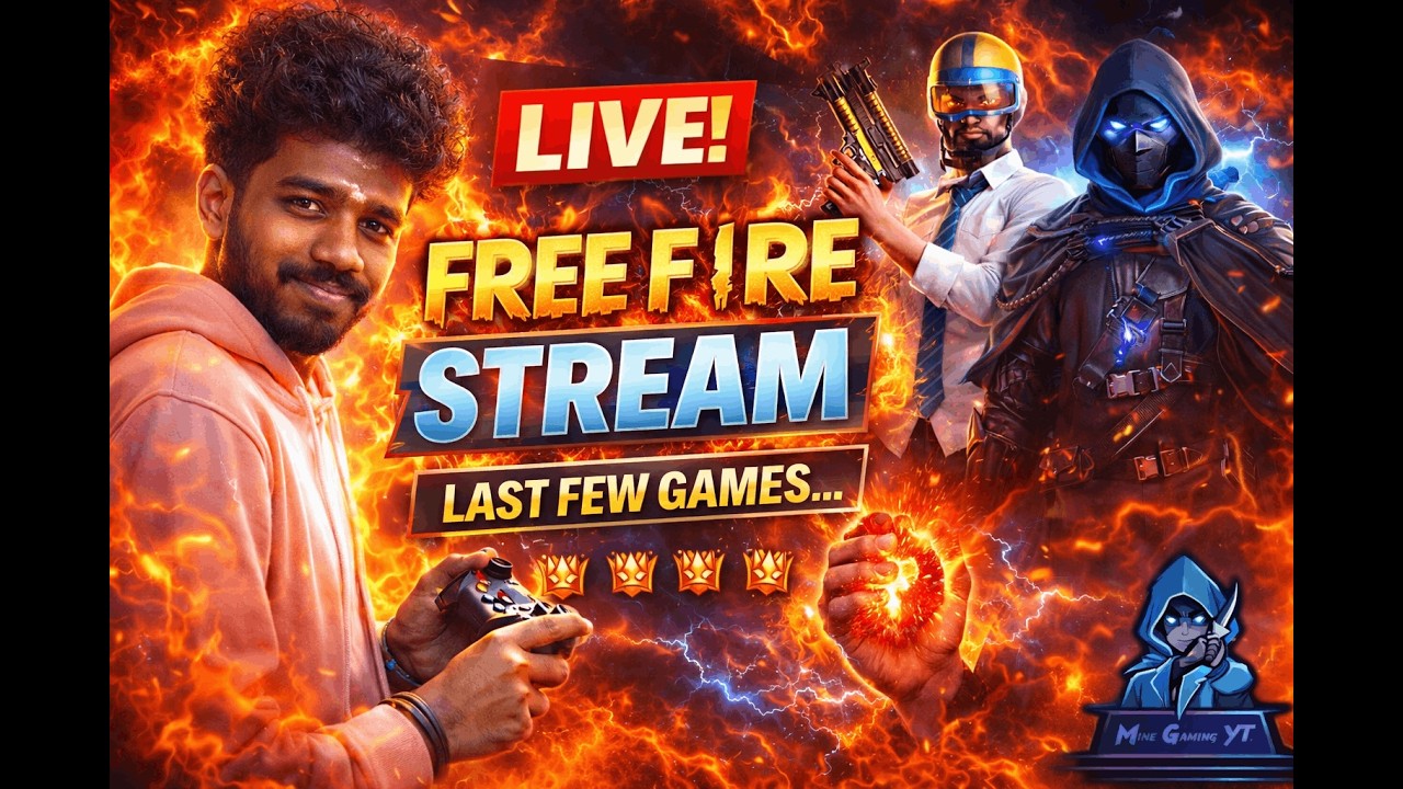 தமிழ் - FREE FIRE LIVE Tamil | Facecam Custom Room || FaceCam Grandmaster Pushing #minegaming