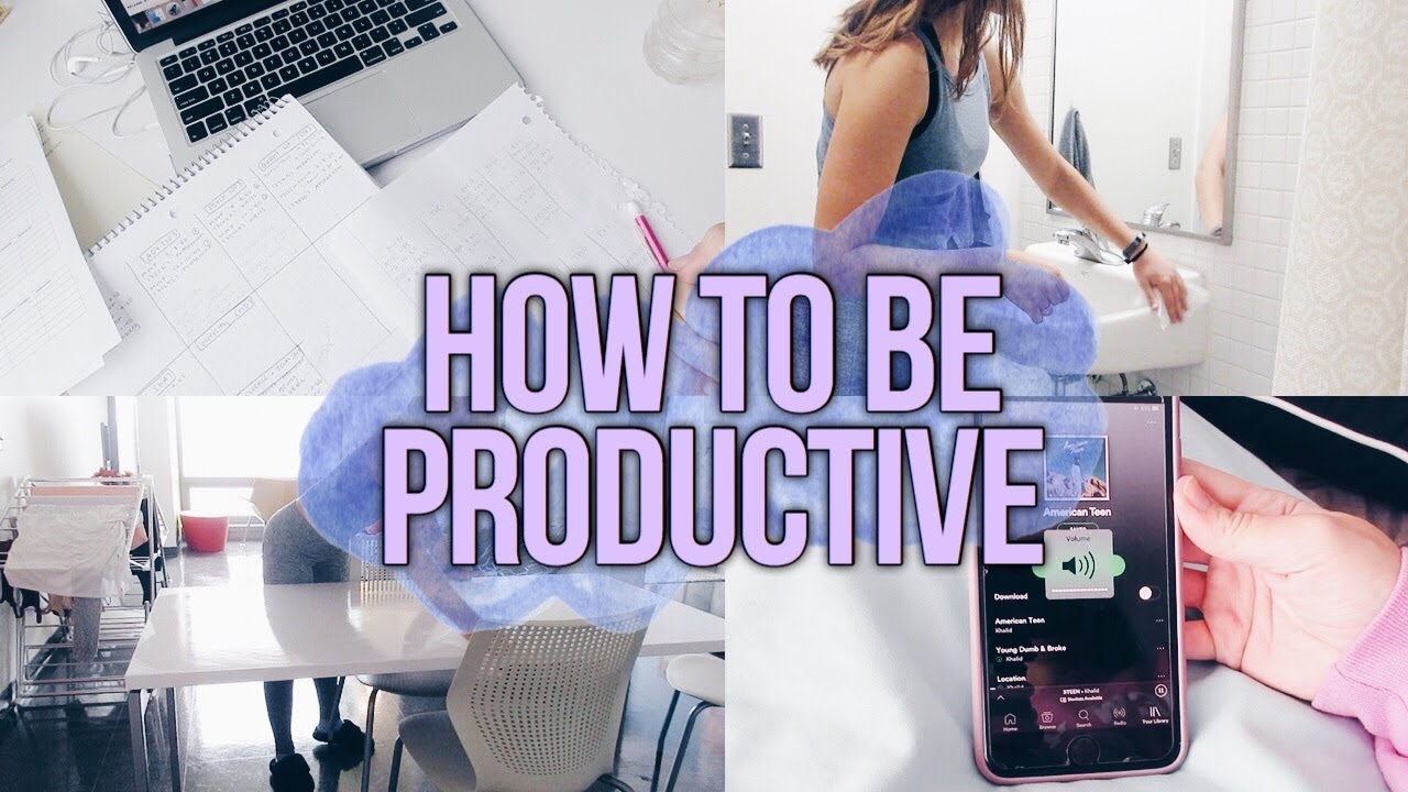 A VERY PRODUCTIVE DAY: CLEANING, HOMEWORK, GYM, YOGA...
