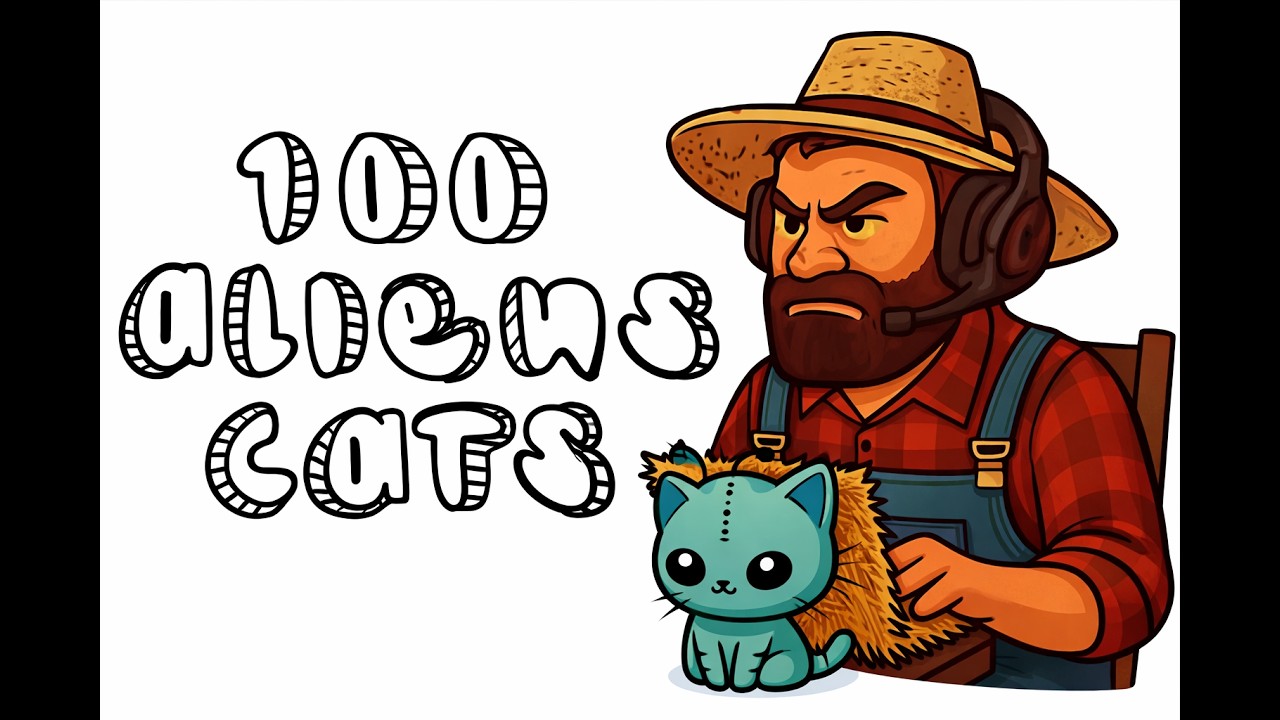 ZEREI meu primeiro JOGO do ano procurando 100 ALIEN CATS