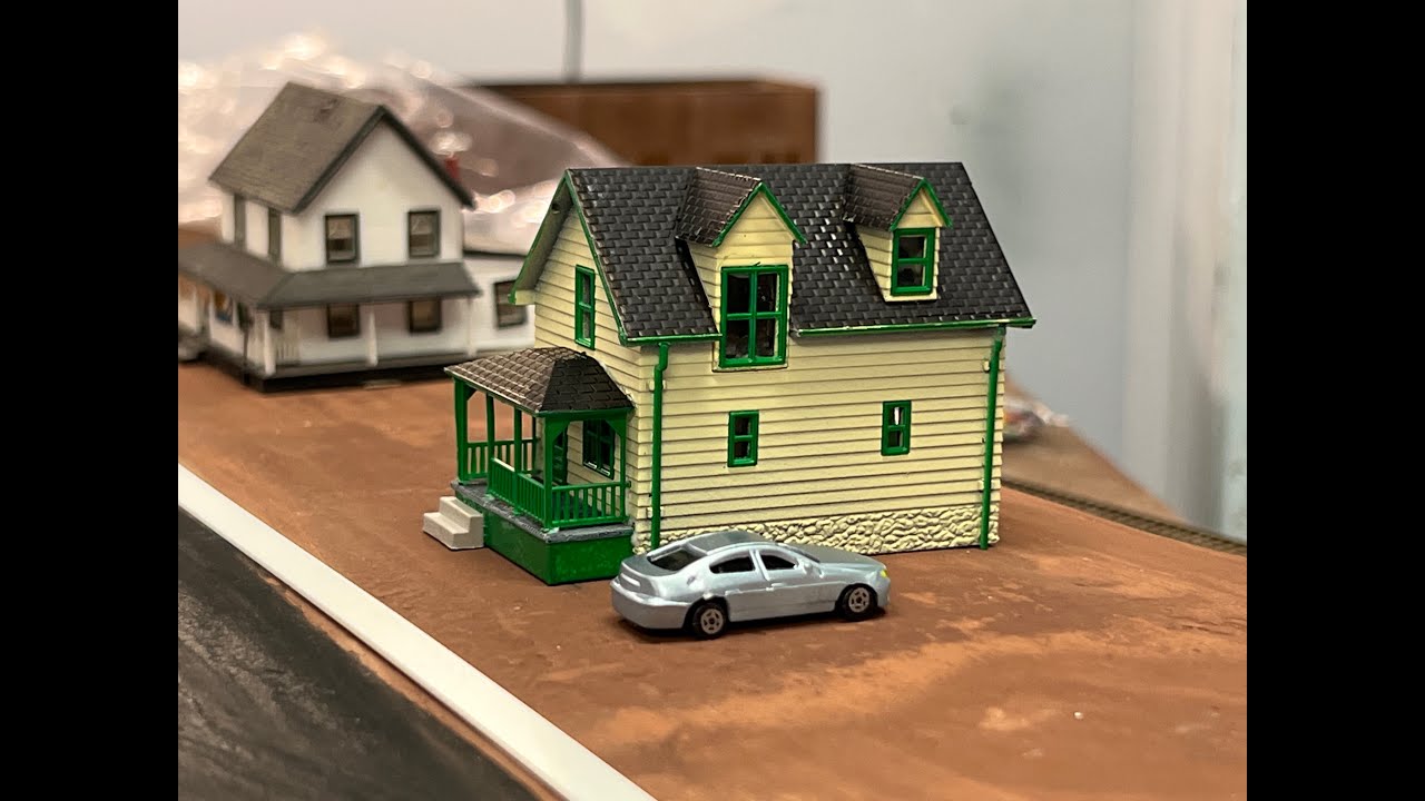 Build Review of a $13 Ebay N Scale House Kit from Eve Models.