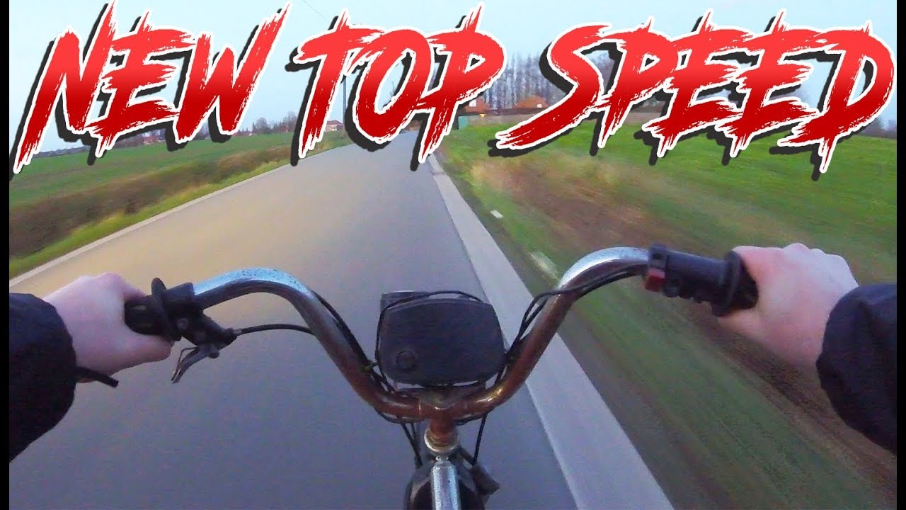 New Top Speed Record 65cc Vespa Piaggio Ciao