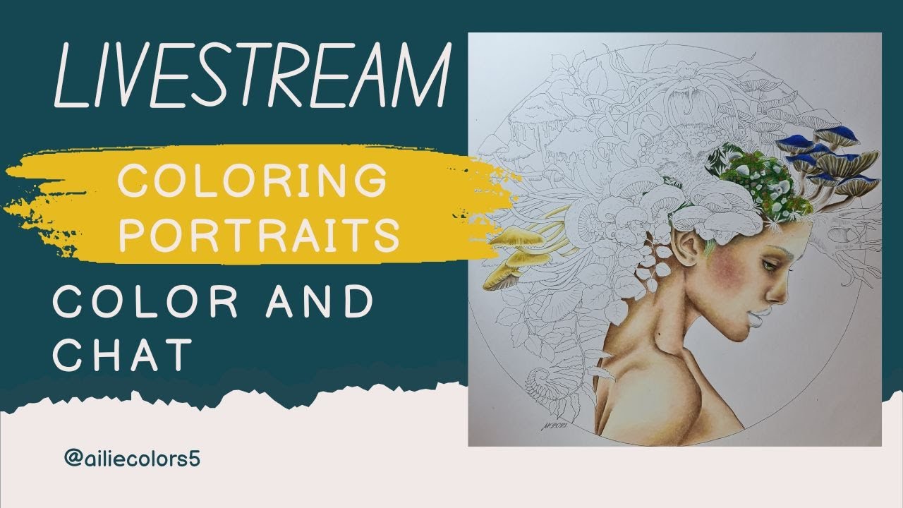 Livestream | How to Color Portraits | Beginner Tutorials | Amarantine | Color and Chat