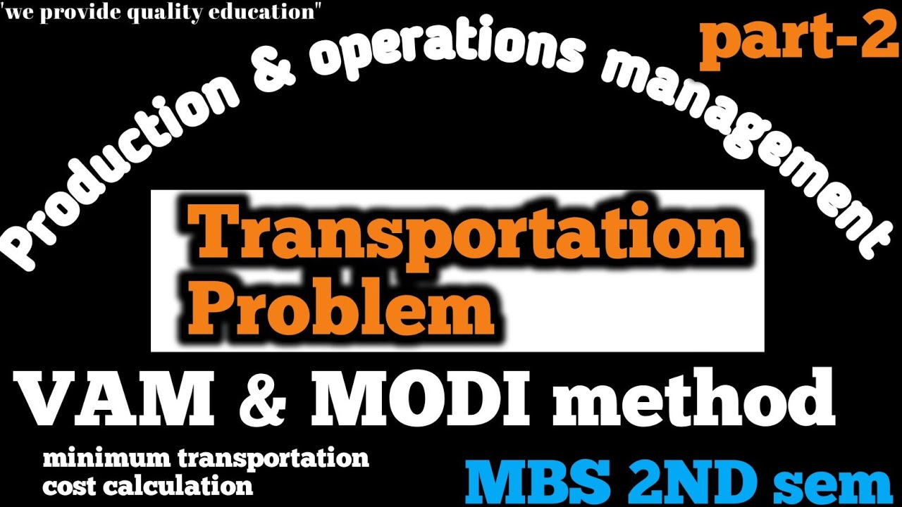 transportation problems in nepali || [VAM] & MODI method || MBS 2nd Sem || MBA BBA || part-2