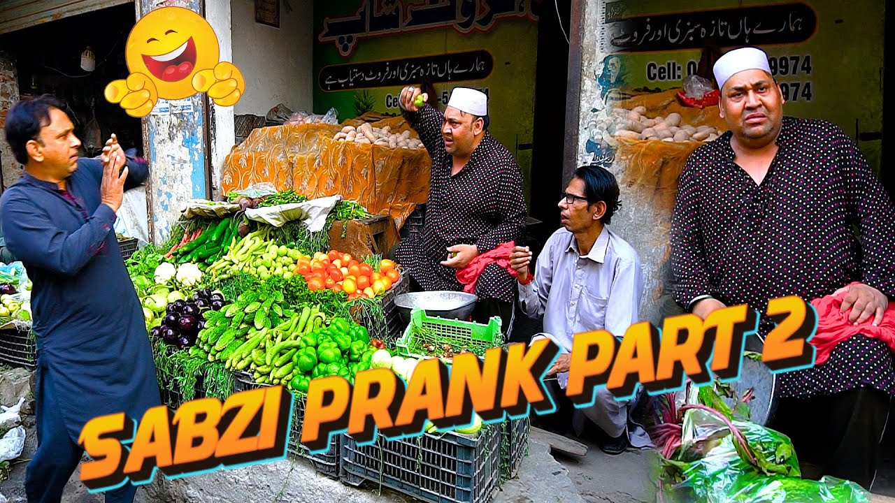 Tasleem Abbas and Soni New   Funny Show|| Sabzi Prank Part 2@TasleemAbbasOfficial