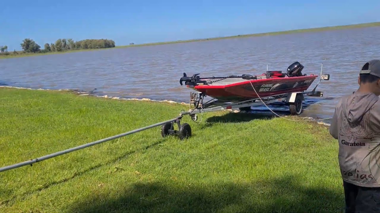 Idéia SOLTAR FÁCIL BARCO NA ÁGUA com um cambão