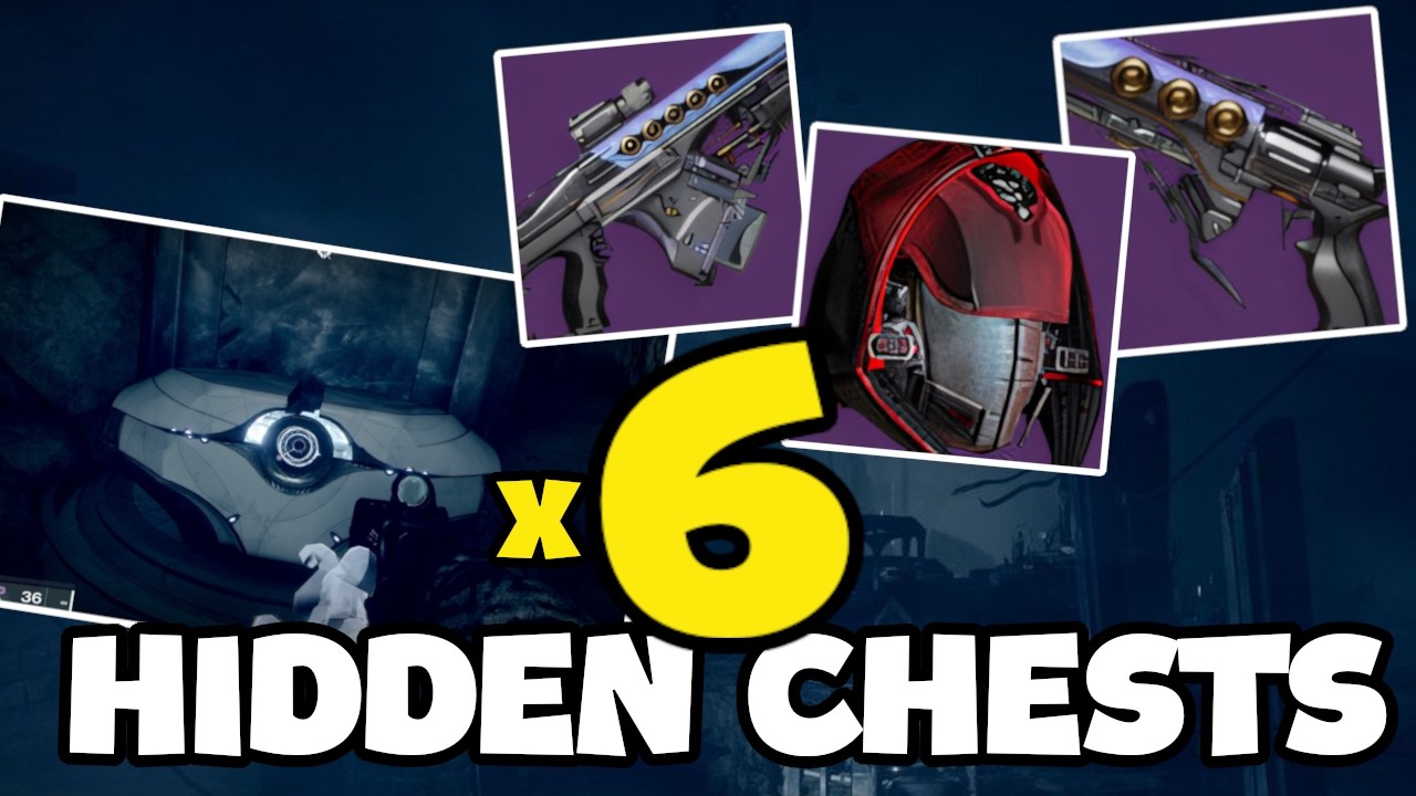 Shattered Throne Has SIX Hidden Chests - All Give Loot | Destiny 2