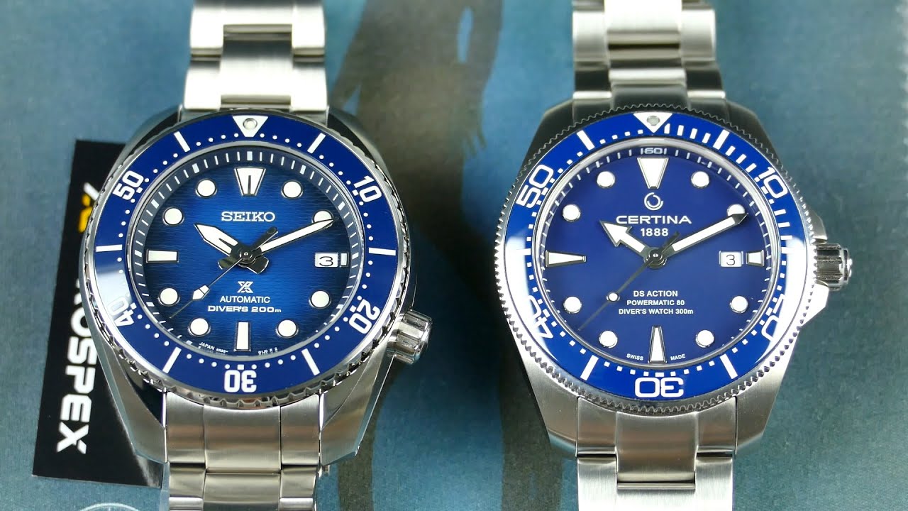 На запястье, экспромтом: Япония против Швейцарии – Seiko SPB321 «Sumo» против Certina DS Action D...