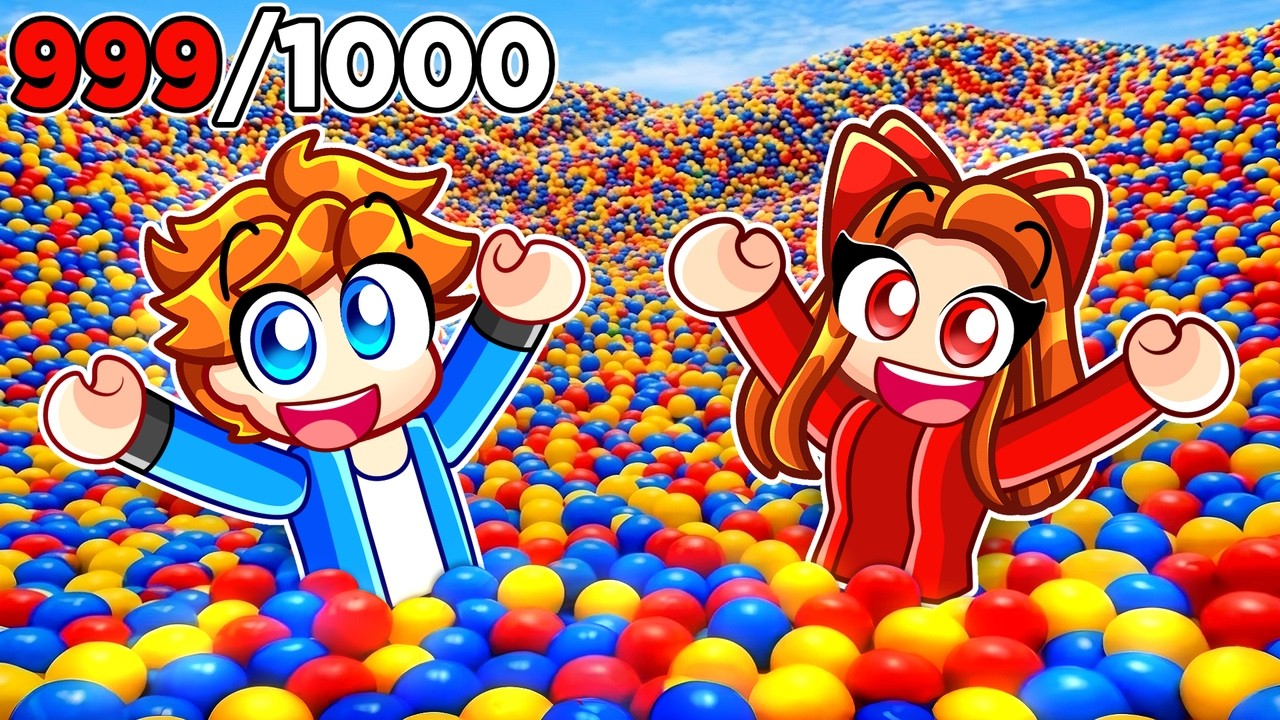 MUSIMY WYPEŁNIĆ CAŁY BASEN KULKAMI w ROBLOX!