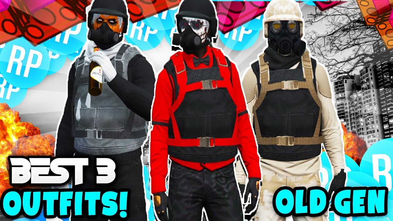(GTA 5 ONLINE 1.43/1.27) *BEST 3* CONJUNTOS ANTIGUA GENERACION - MODDED OUTFIT OLD GEN [PS3/Xbox/Pc]