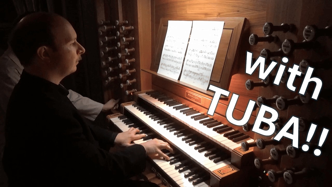 Louis Raffy - Marche Funèbre op.73 n°4 (Le Service de l'Organiste) [with TUBA!]