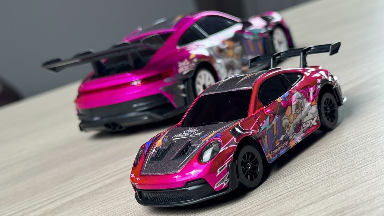 HSTAR Manufacturer, 1/43 vs 1/24 Two Scale Drifting RC Cars-amazing!!!