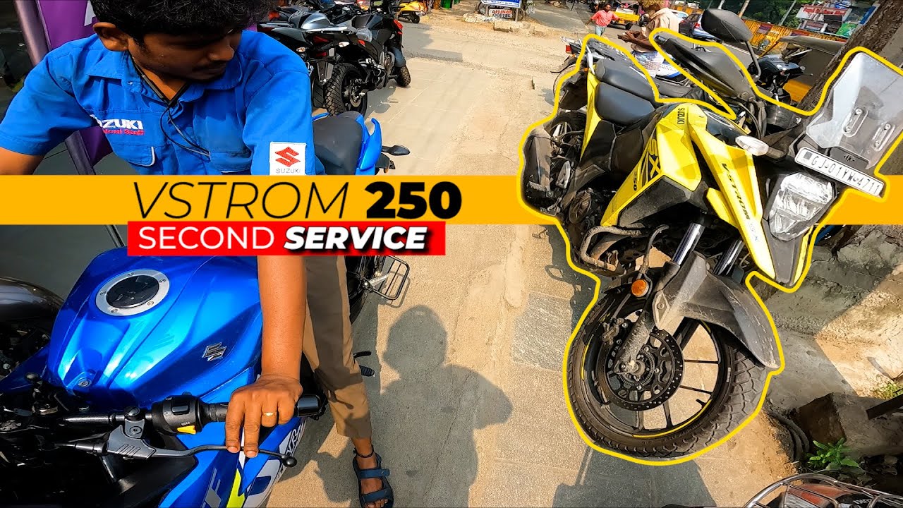 Suzuki V-Strom SERVICE | 2nd Service Cost & Details | Helmet Dude