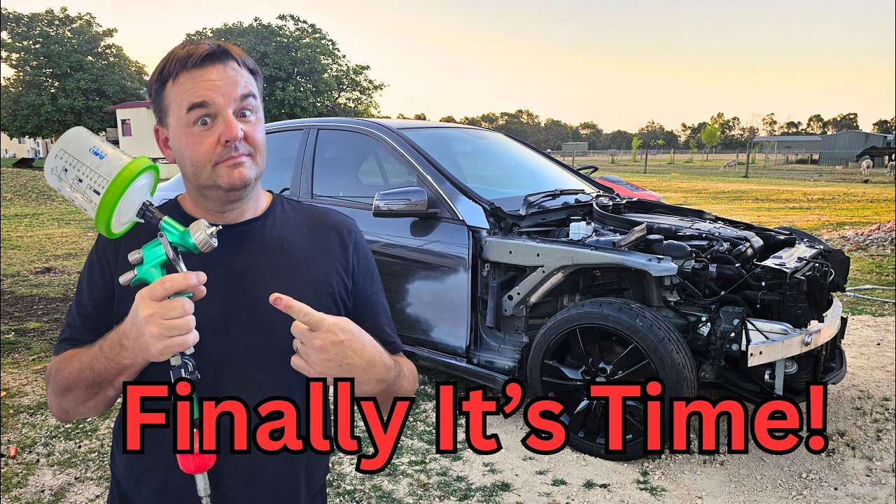 A Guy With No Idea Tries To Paint A Mercedes Benz C200!!!