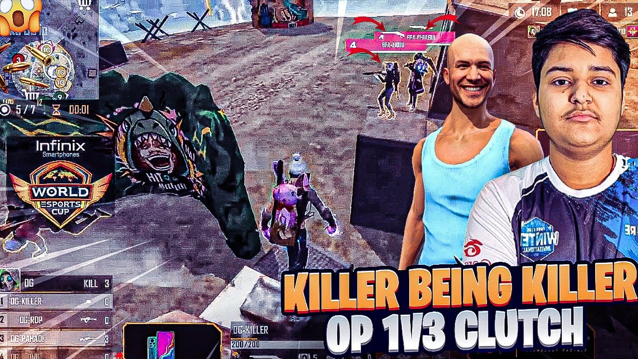 @Ind.killerff  BEING TOO KILLER! OP 1v3 CLUTCH ll WORLD ESPORTS CUP HIGHLIGHTS