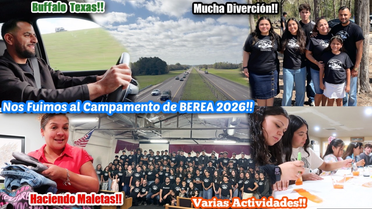 ‼️Nos Fuimos de Viaje al Campamento🏕 de Jóvenes 2026‼️+Viajando por Carretera🛣+Haciendo las maletas🎒