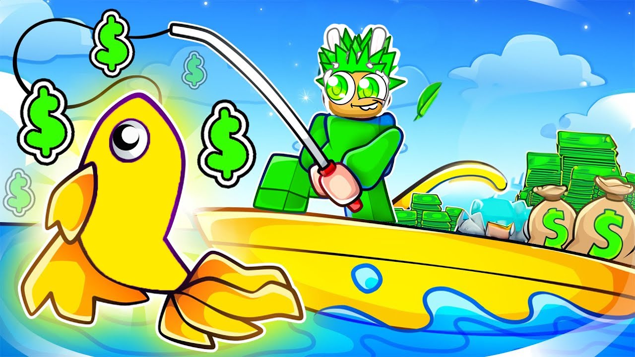 ich FANGE einen 5000 ROBUX FISCH in Roblox!
