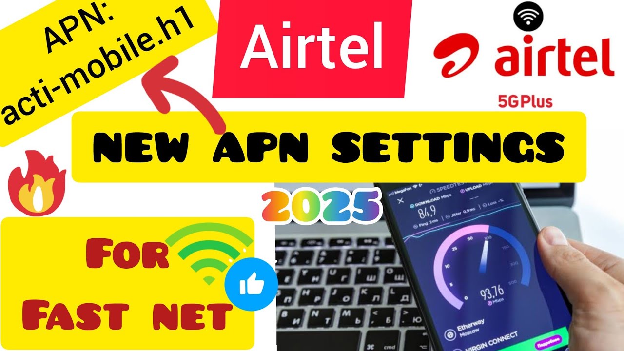 Airtel New Apn Settings For FAST NET 2025 💯% | apn settings for airtel | airtel apn settings 2025