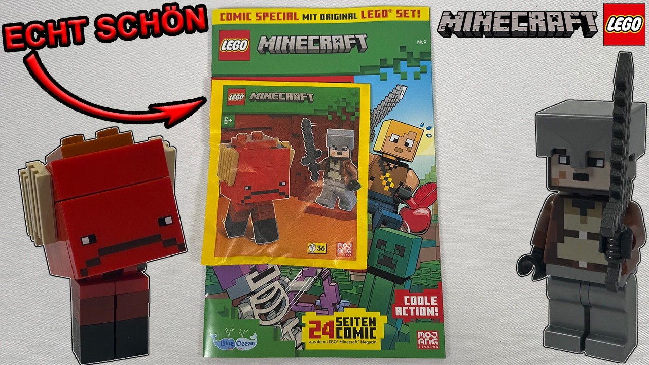 ECHT SCHÖNES EXTRA, gute Wahl LEGO|LEGO Minecraft Comic Nr.9