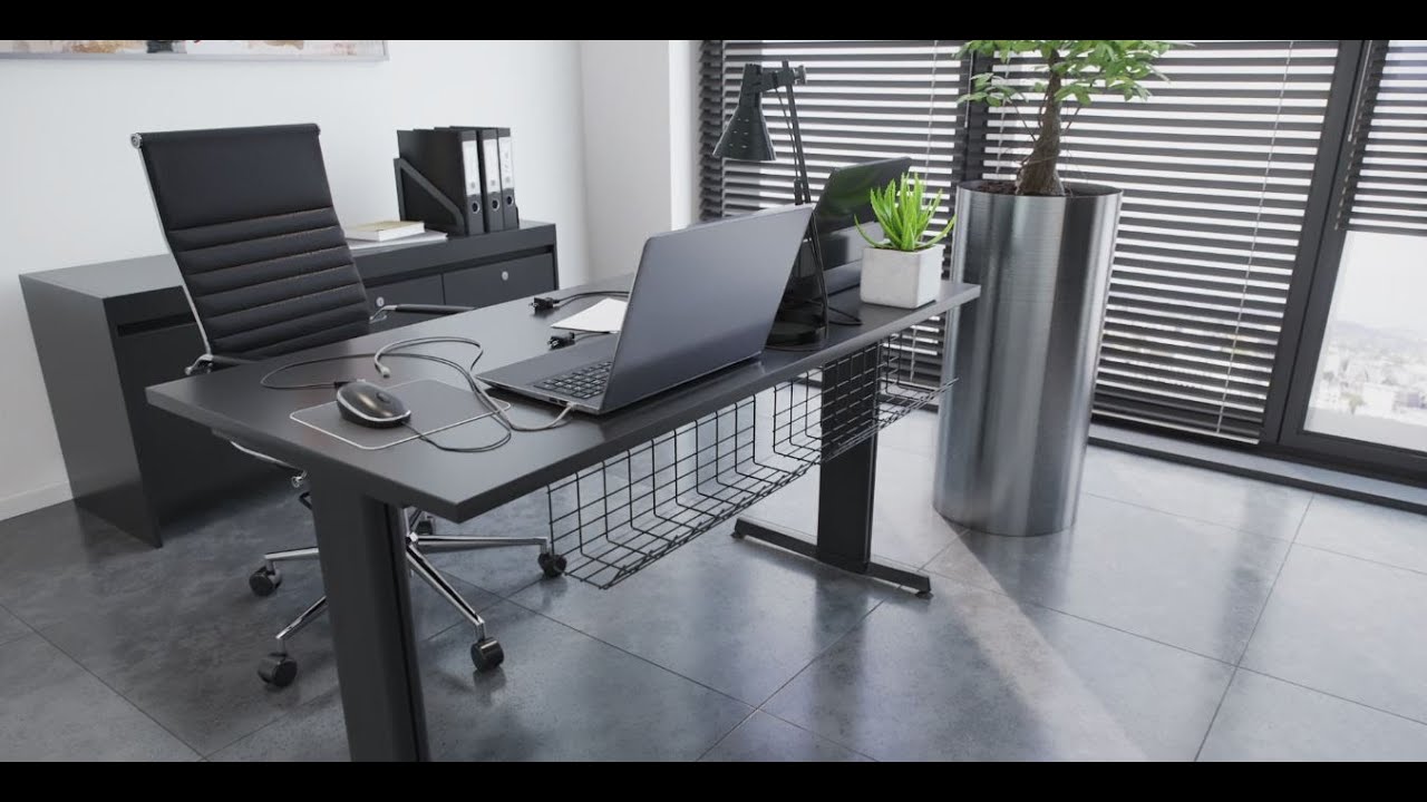 UNDER DESK CABLE MANAGEMENT TRAY - Welcome to your NEW CABLE-FREE workzone!