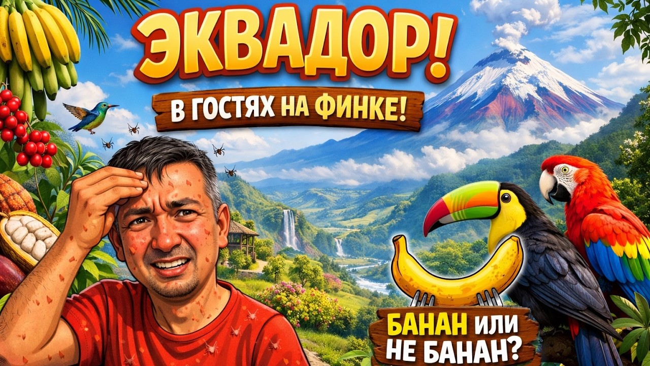В гостях на эквадорской финке