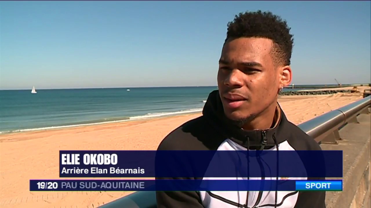 Elie Okobo joueur de Pau Lacq Orthez à Capbreton