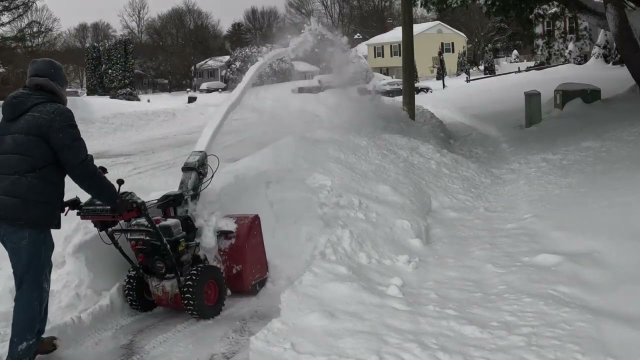 Storm Benjamin in New England - 19” Snow Clearing - January