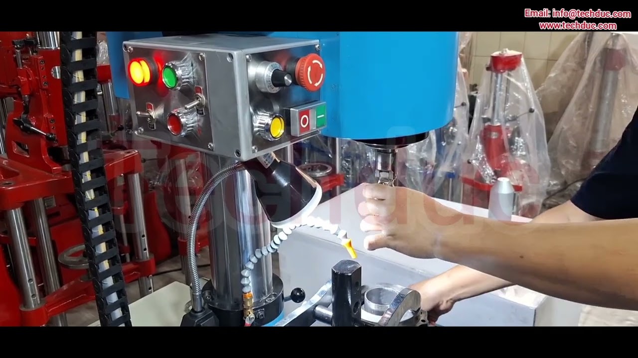 MÁY ĐÁNH BÓNG XI-LANH XE MÁY HMB-125 (ĐA GÓC) - TECH DUC