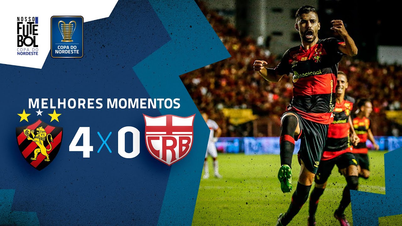 O Leão amassou na Ilha do Retiro! - Melhores Momentos - Sport 4x0 CRB - Copa do Nordeste
