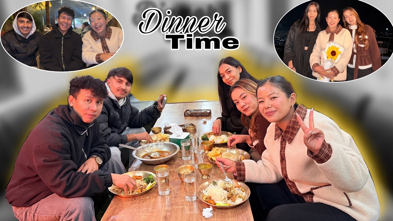 DINNER WITH @TondeGamer  @ambishal7  & GIRLS IN DADAGAUN❤️ SOME GOOD VIBES AROUND ✨