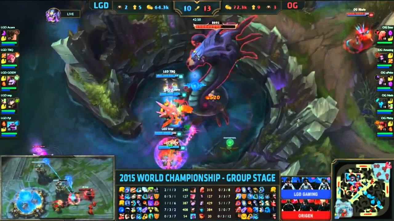 PRO PLAYS: OG Soaz Backdoor vs LGD // S5 World Championship