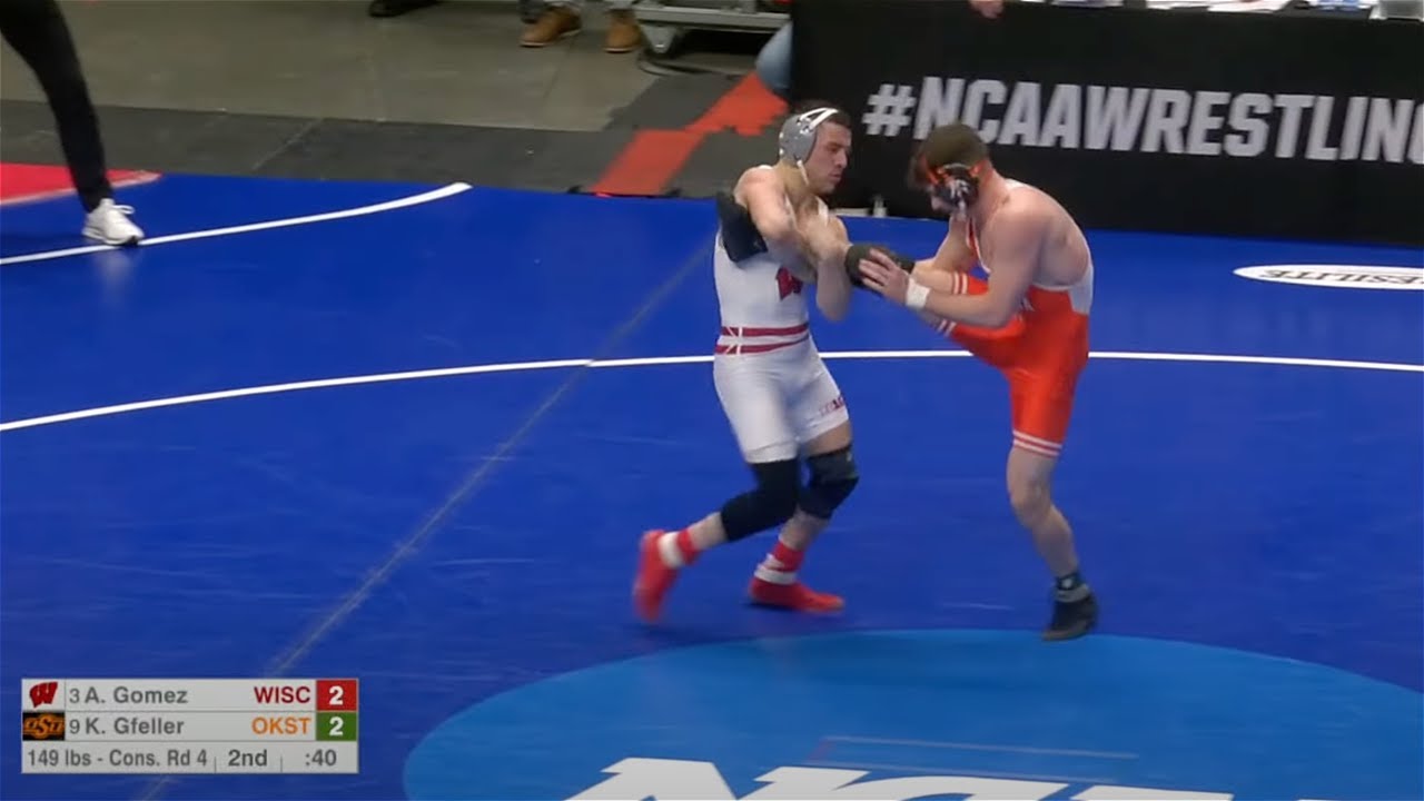 149lbs Austin Gomez (Wisconsin) vs Kaden Gfeller (Oklahoma State)