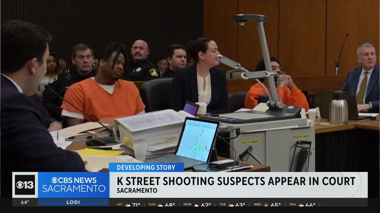 Suspects in K Street mass shooting appear in Sacramento court