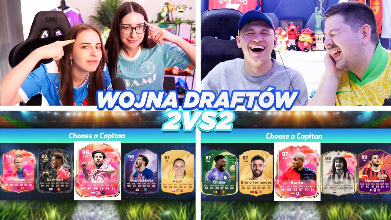 NAJŚMIESZNIEJSZA WOJNA DRAFTÓW 2VS2! xFlaShX @junajtedpl  @Rokcia