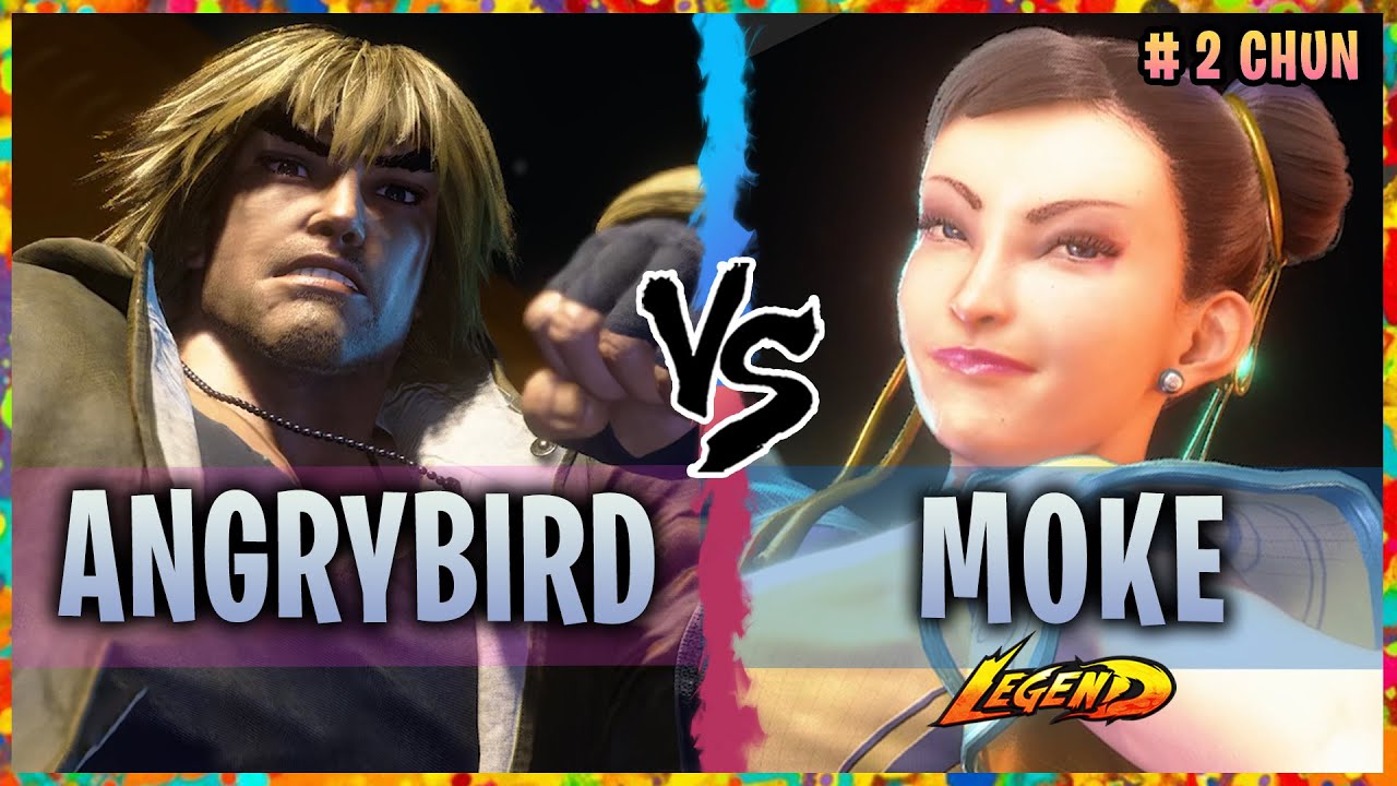 SF6 ▰ Ken (Angrybird) Vs. Ranked #2 Chun-Li (Moke)『Street Fighter 6』