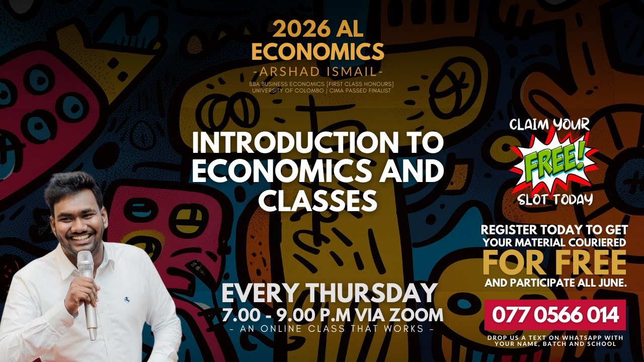 Introduction to the Subject Economics and Classes