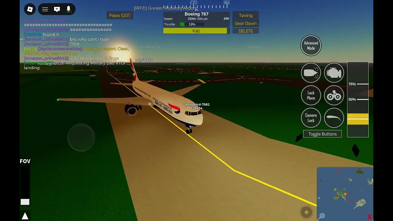 Piot simulator
