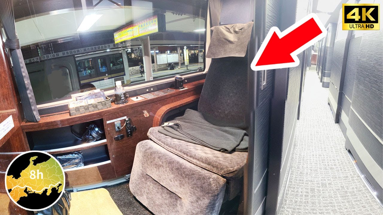 Japan's Most Expensive Private Overnight Bus｜Dream Sleeper Tokyo→Osaka