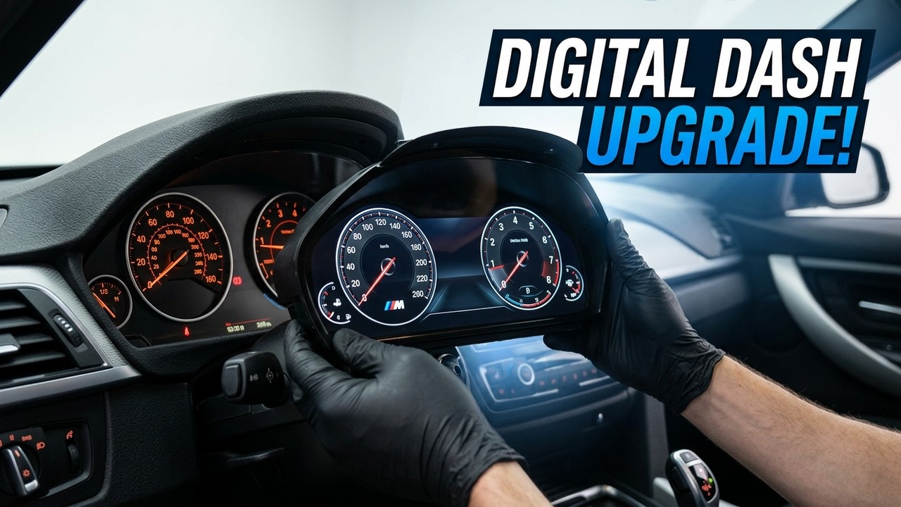 Новая цифровая приборная панель для F30 — это просто невероятно!
