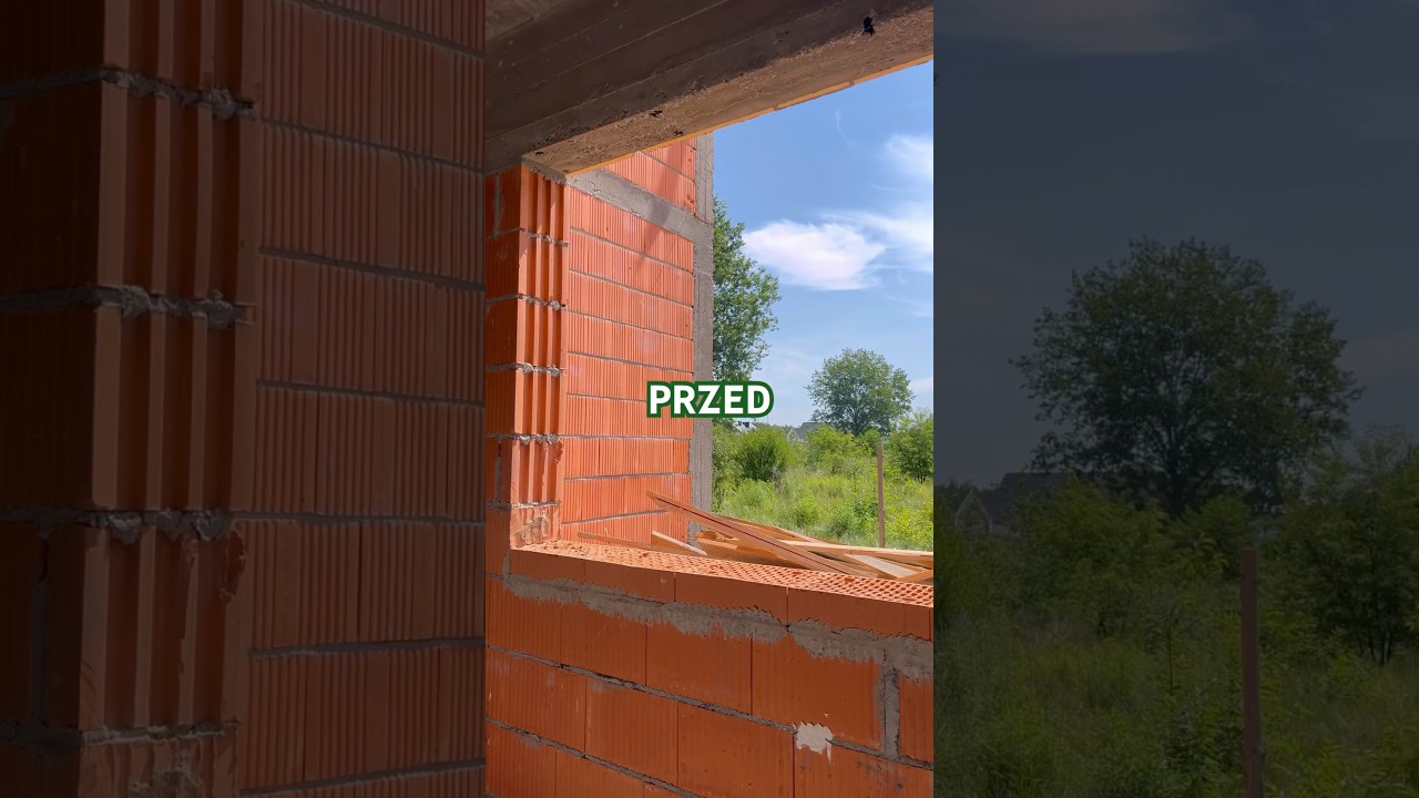 PRZED i PO - jesteśmy gotowi do montażu okien 😍 #dom #house #okna #home
