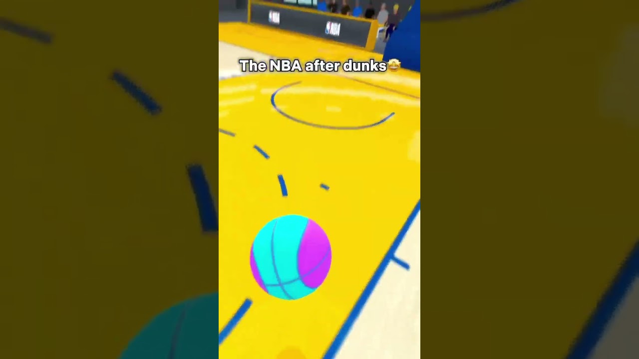 NBA before dunk and after dunk #basketball
