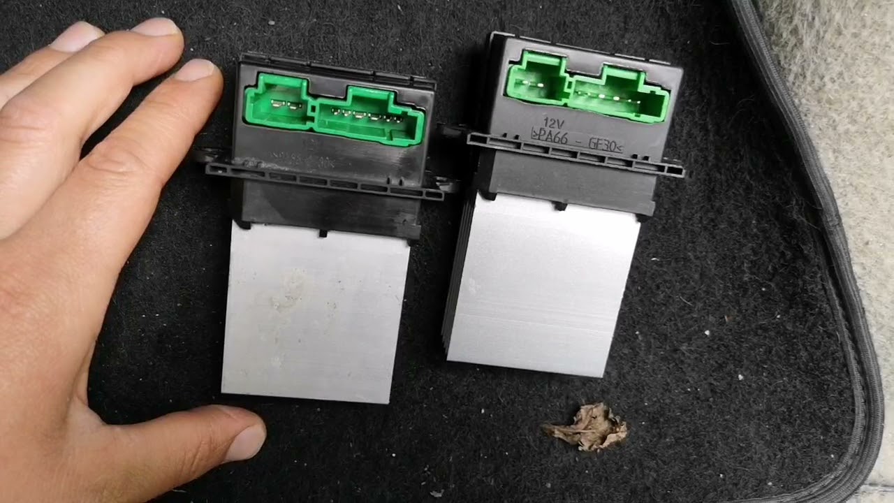 Problème ventilation scenic 2 : changement de la résistance de clim.