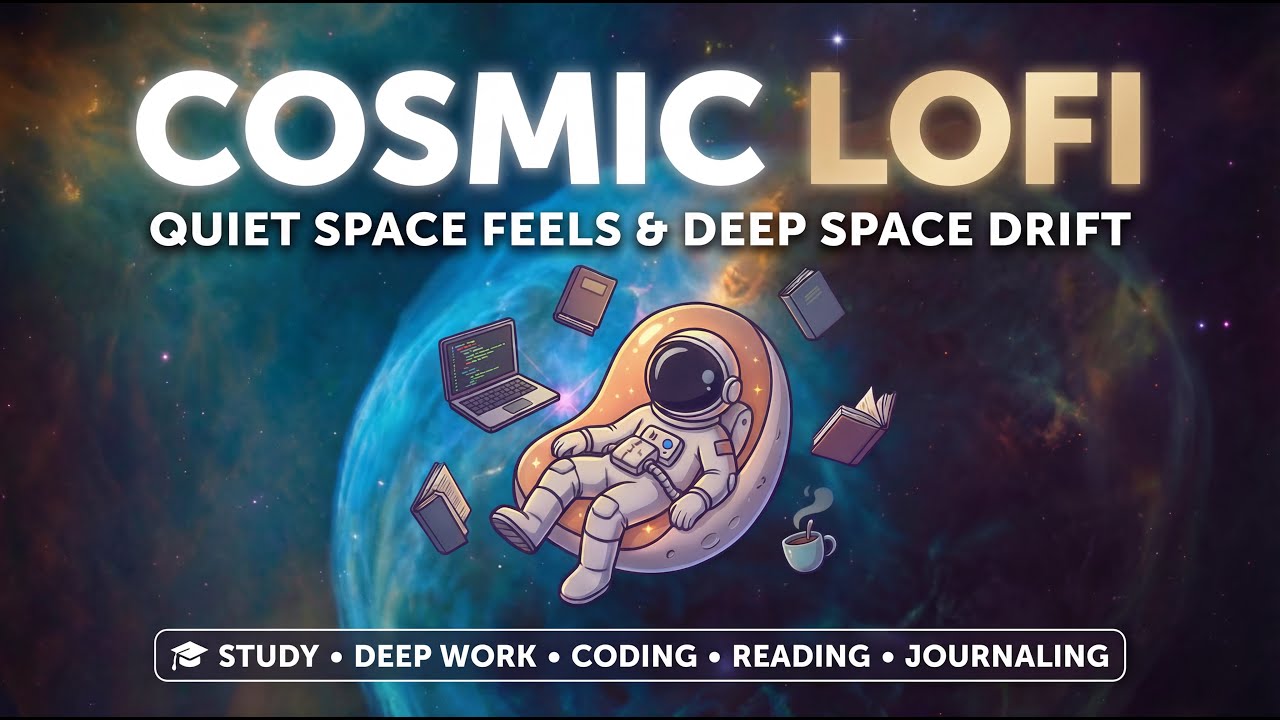Cosmic Lofi Beats 🌌 Space Ambient Music for Study, Focus, Relaxation & Deep Work