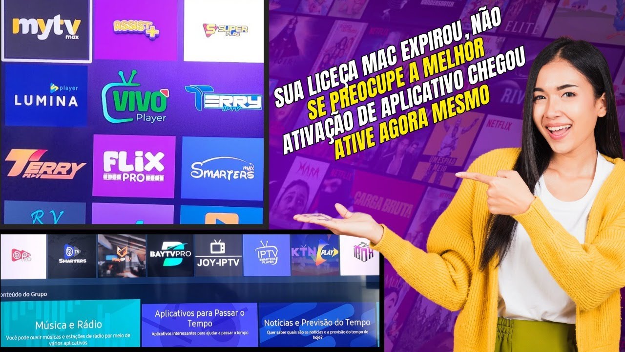 TUTORIAL ATIVANDO APPS DE IPTV  LICENCA MAC