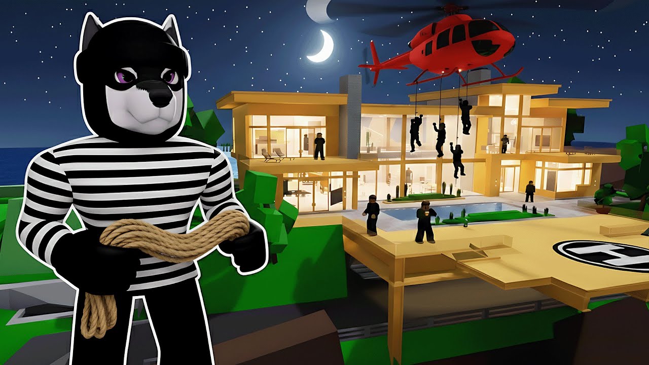 I INFILTRACT A BILLIONAIRE'S VILLA BROOKHAVEN | ROBLOX