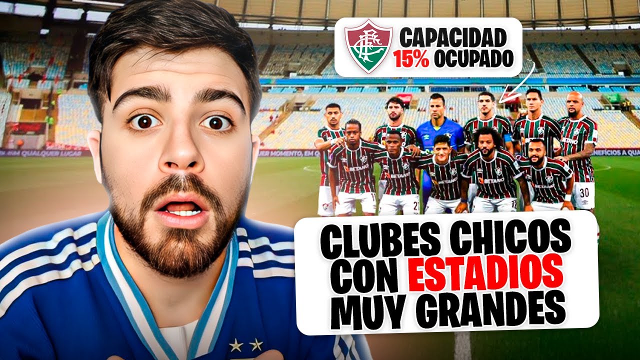 LA COBRA REACCIONA A LOS 15 CLUBES MÁS CHICOS QUE JUEGAN EN ESTADIOS GIGANTES