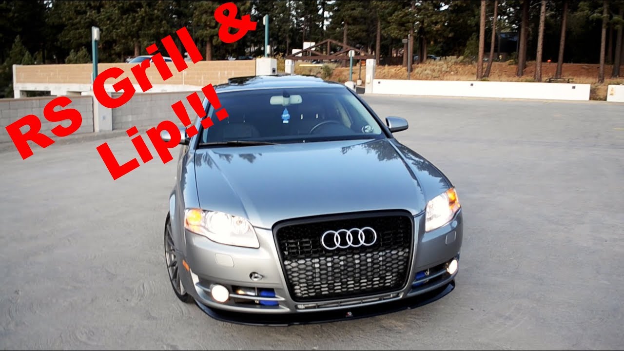 Front Lip & RS Grill Install On My Audi